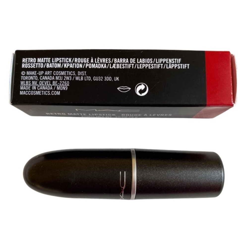 New in The Box Mac Retro Matte Lipstick 707 Ruby Woo - Picture 14 of 15